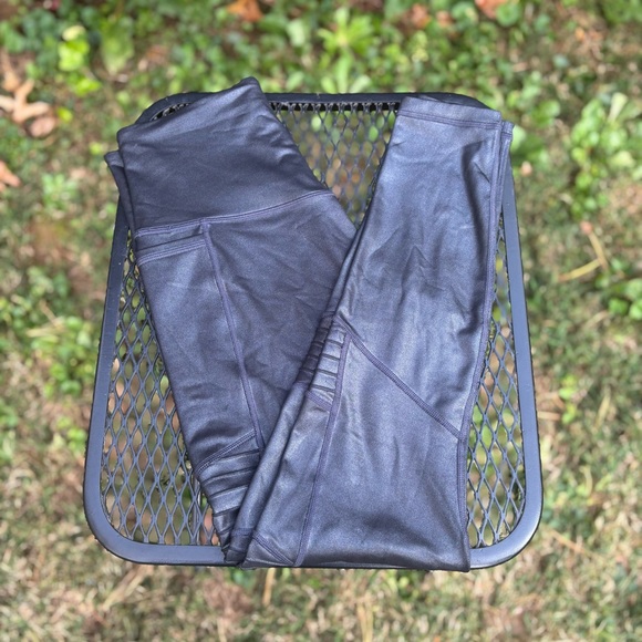 Athleta Inclination Moto Yoga Leggings Black XS - Picture 2 of 9